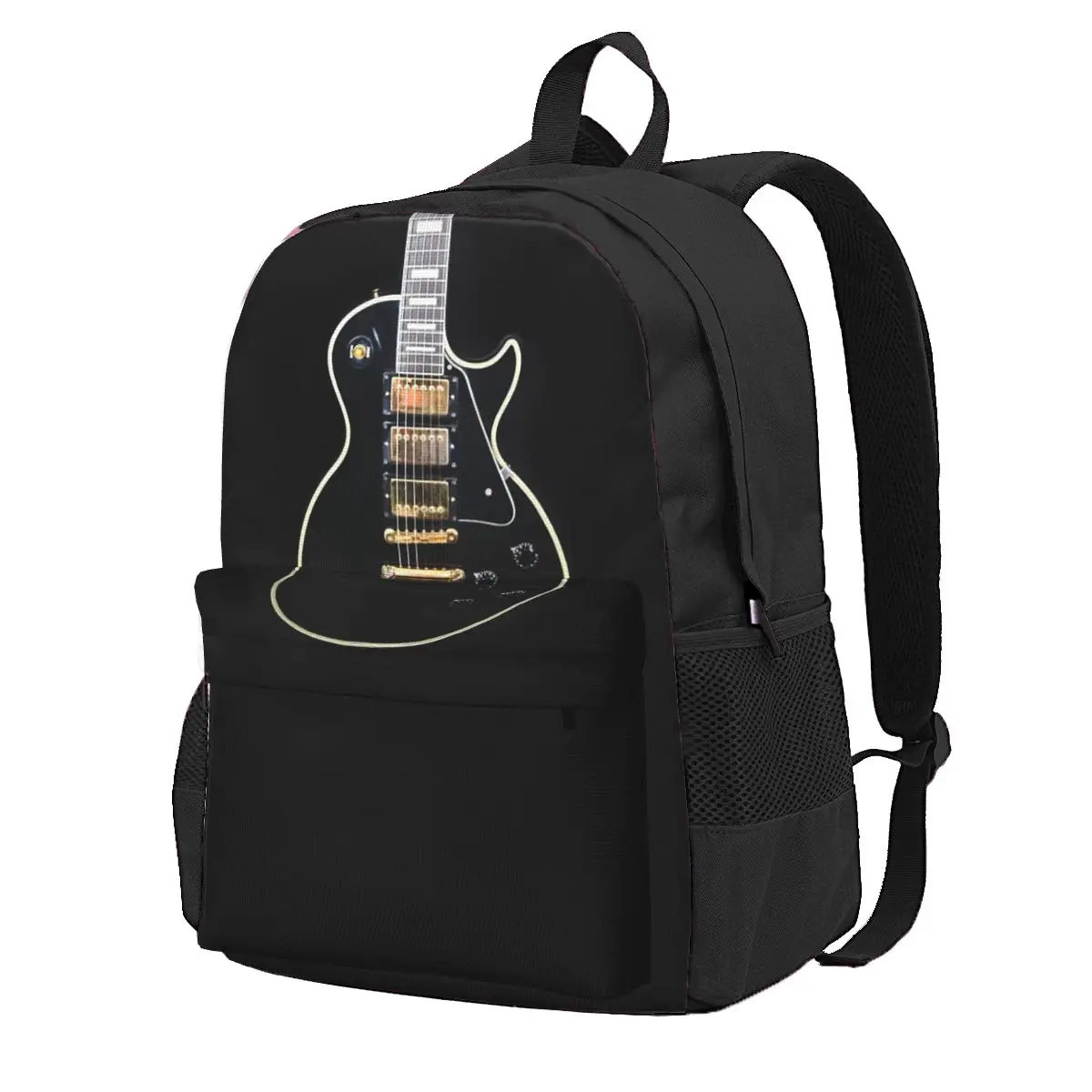 

Gibson Custom Shop 1958 Les Paul Student Backpack School Bag Hiking Travel Daypack for Boys Girls Fashion Bookbag Shoulder Bags