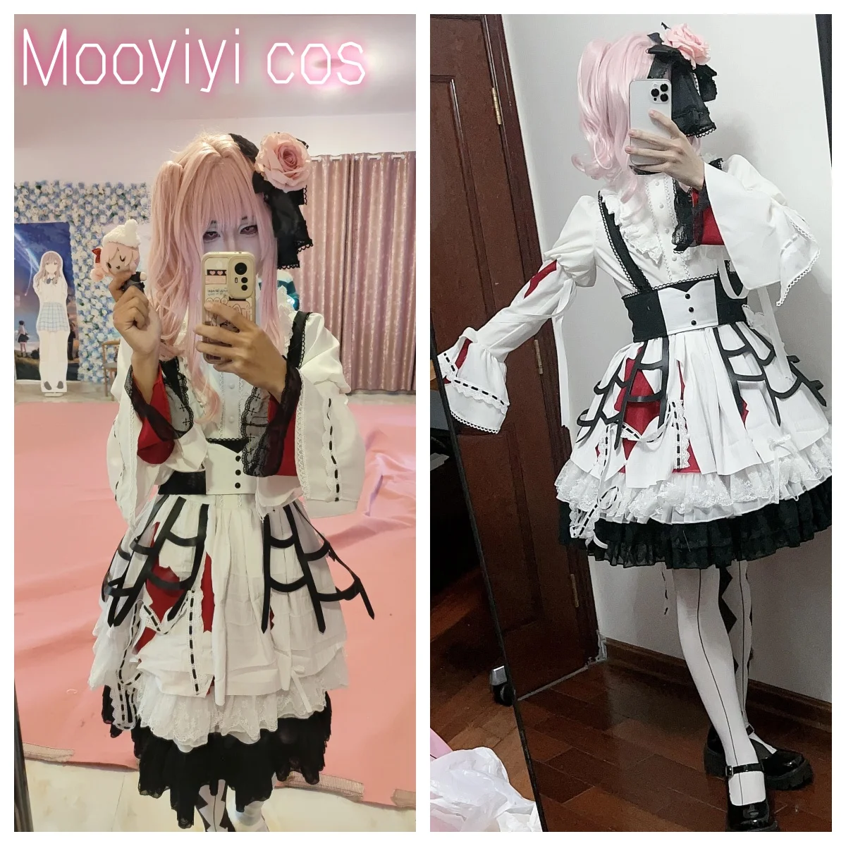 Mooyiyi Akiyama Mizuki Cosplay Costume for Halloween,Christmas Role Playing Party, Comic Exhibition Game, PJSK Female XS-XXL New