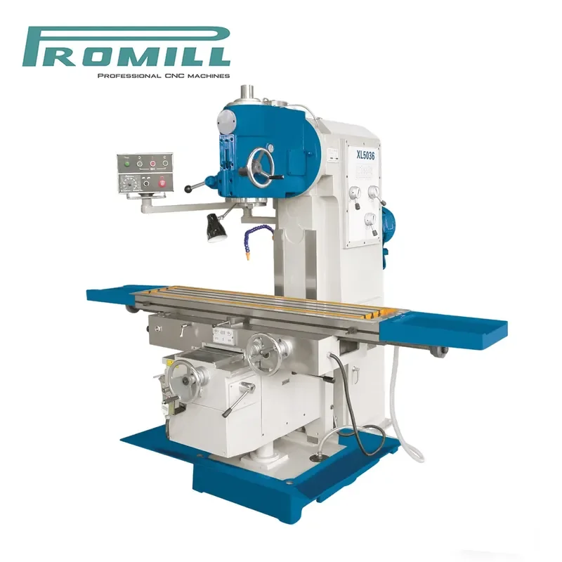 HCY Promill China Vertical Knee Milling Drilling Machine XL5036 Series 3 Axis Automatic Feeding High-Accuracy Multifunctional