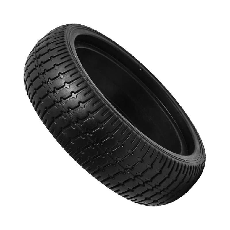 6.5-28 Solid Tire Anti-slip No Inflation Wear-resistant Rubber Wheel for Electric Scooter Replacement