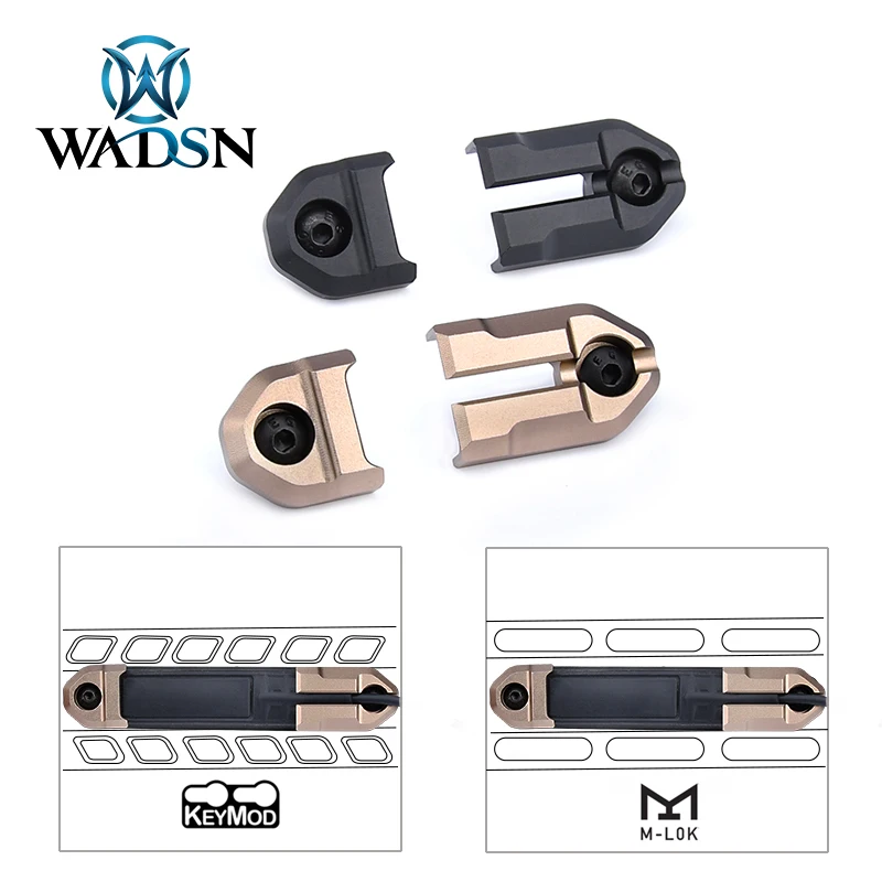 WADSN Surfire Scout Light ST07 Remote Switch Mount Panel Fit MLOK Keymod Rail M300 M600 Flashlight DBAL A2 Laser Mounting Plates