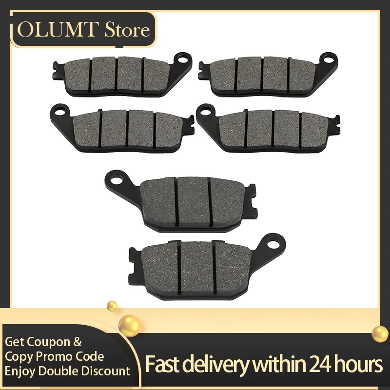 Motorcycle Scooter Front Rear Brake Pads Front Kit For KAWASAKI KLE650 KLE 650 Versys Z650 Z750 Z ZR 650 750 ER650 ZR750 ABS