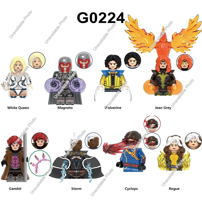 Hot Toys G0224 G0223 G0222 G0221 New Action figures Building Blocks model Assembly Mini figures DIY Hobby Display Birthday Gifts