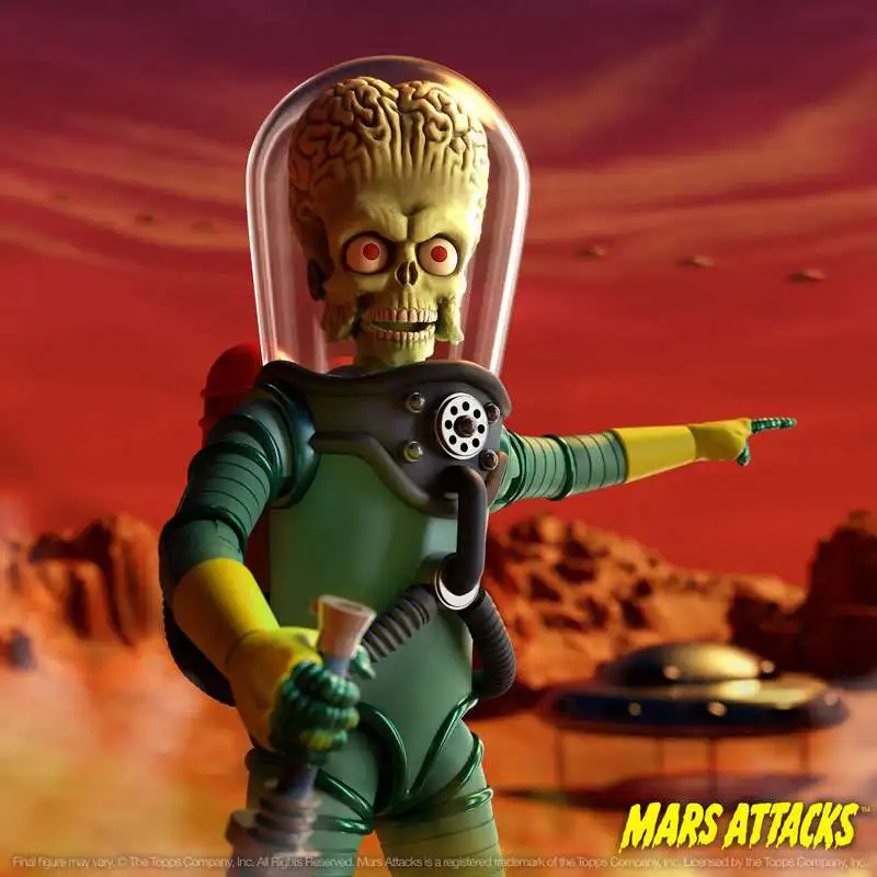 Mars Attacks! Super7 S7 Action Figureals Model Periphery Toy Garage Kit Figma Collectibles Tabletop Decoration Display Pre Sale