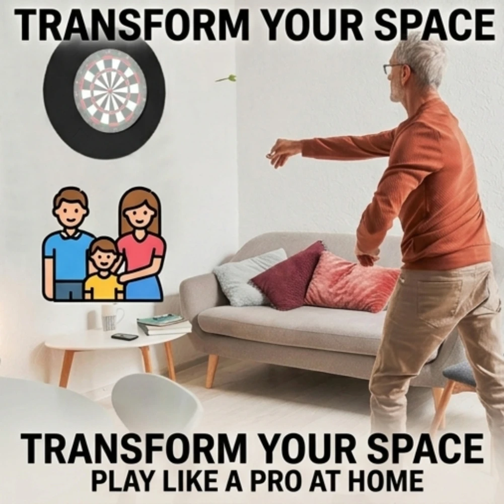 

4 Pcs Dartboard Surround Wall Protector EVA Foam Dart Board Guard Saver For Professional Dartboard Accessories Indoor Sport