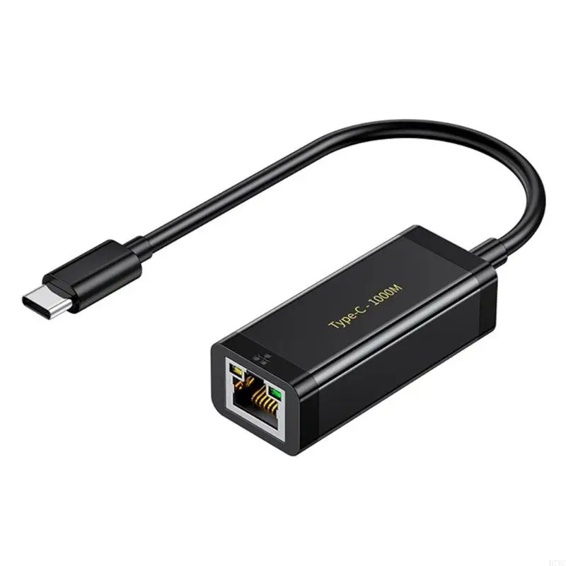 

D7YC USB C to Ethernet Adapter USB to RJ45 Gigabit 1000Mbps Ethernet Networking