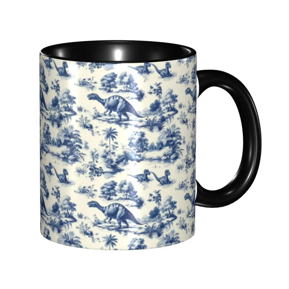 

Toile De Jouy Coffee Mugs DIY Personalized Ceramic Milk Tea Mug Cup