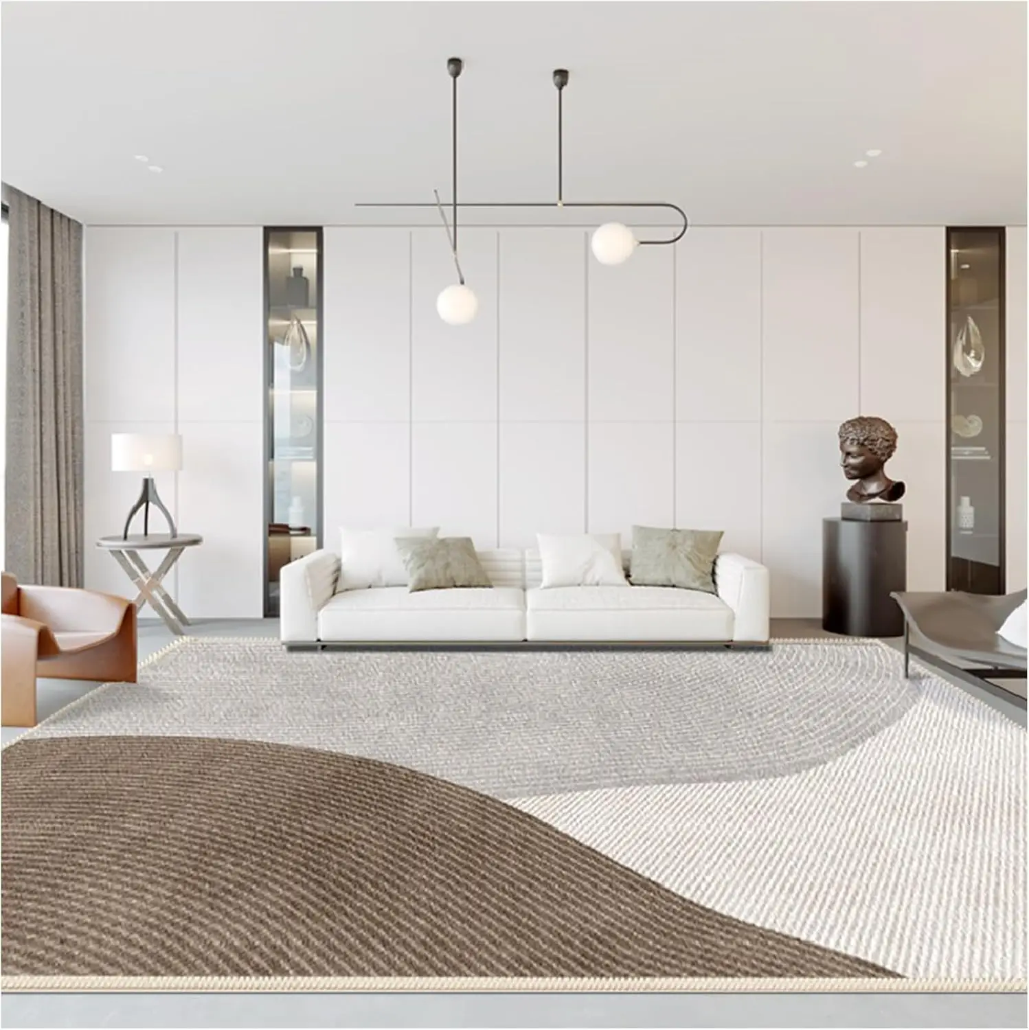 

VIKAMA Nordic 160*230 большой ковер гостиная диван журнальный столик ковер противоскользящий современный свет роскошное украшение комнаты напольный коврик