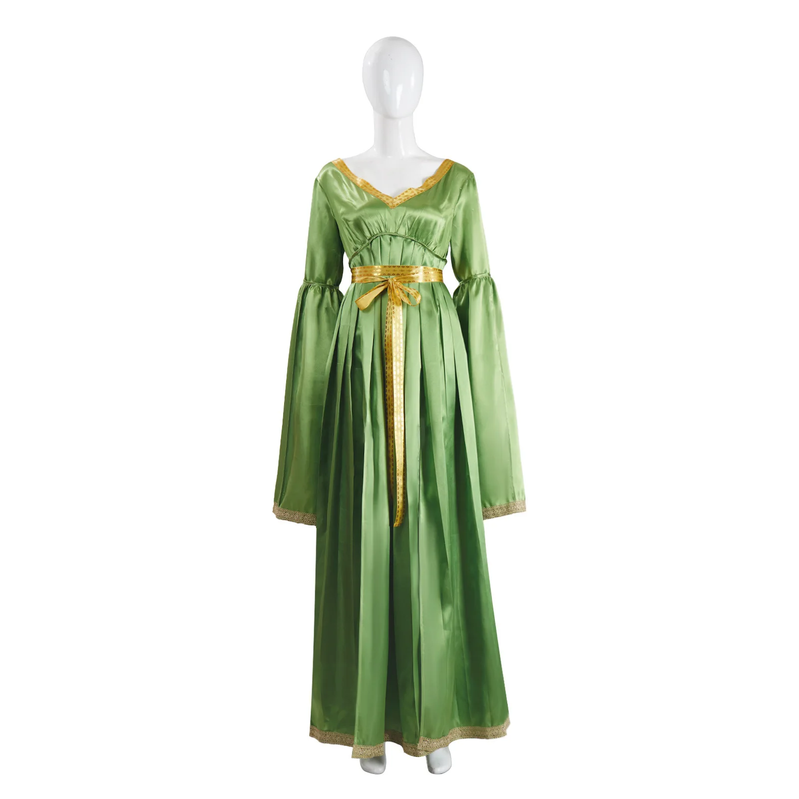 

Adult Women Leia Dress Belt Movie Space Battle Roleplay Cosplay Costume Clothing Outfits Outfits Halloween Party Disguise Suit