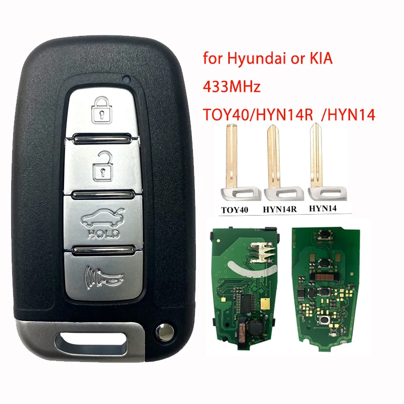 SY5HMFNA04 315Mhz ID46 Remote Smart Key For Hyundai Elantra Genesis Veloster Equus Tucson Sonata Azera Kia Forte Borrego Sorento