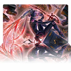 YuGiOh Play mat Sky Striker Mobilize - Engage! TCG CCG Board Game Trading Card Game Mat Mouse Pad Rubber Desk Mat Zones Free Bag