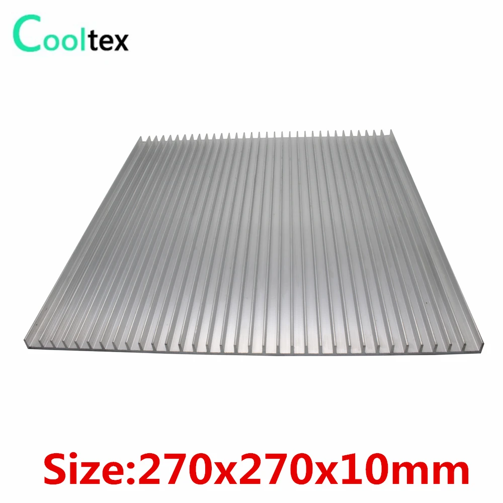 High power 270x270x10mm Aluminum HeatSink Heat Sink radiator for electronic Chip LED COOLER cooling Recommended