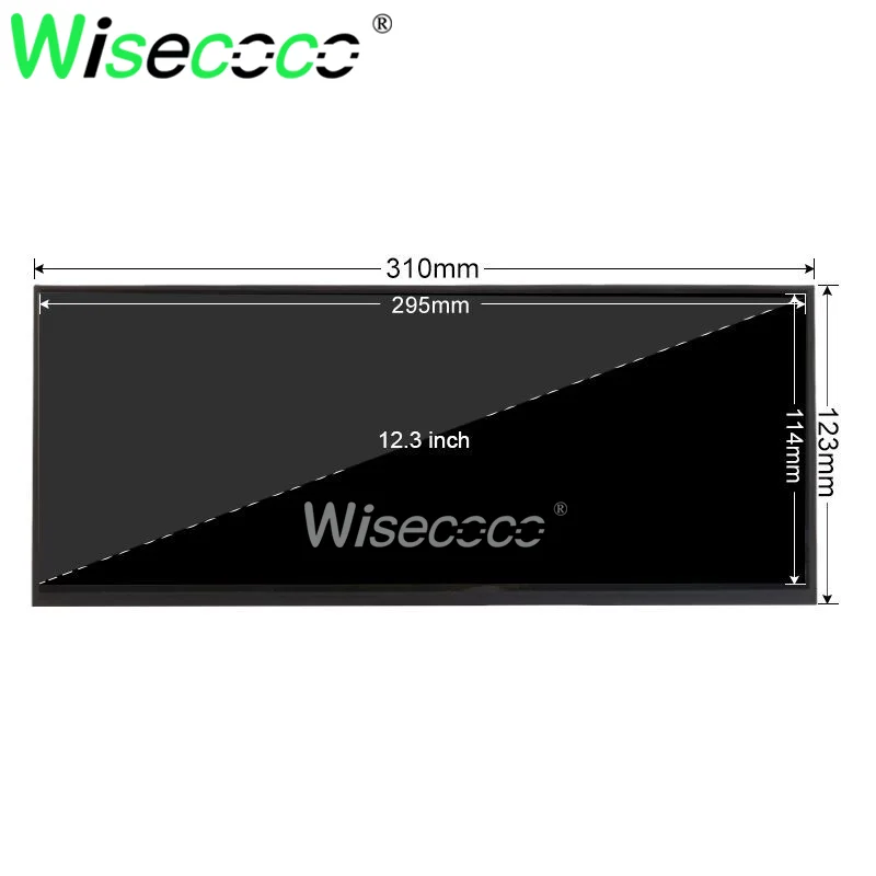 Imagem -05 - Sinalização Digital Automotiva Ips Esticada Bar Tela Painel de Instrumentos de Voo In-cell Touchpanel 1920x720 Display I2c