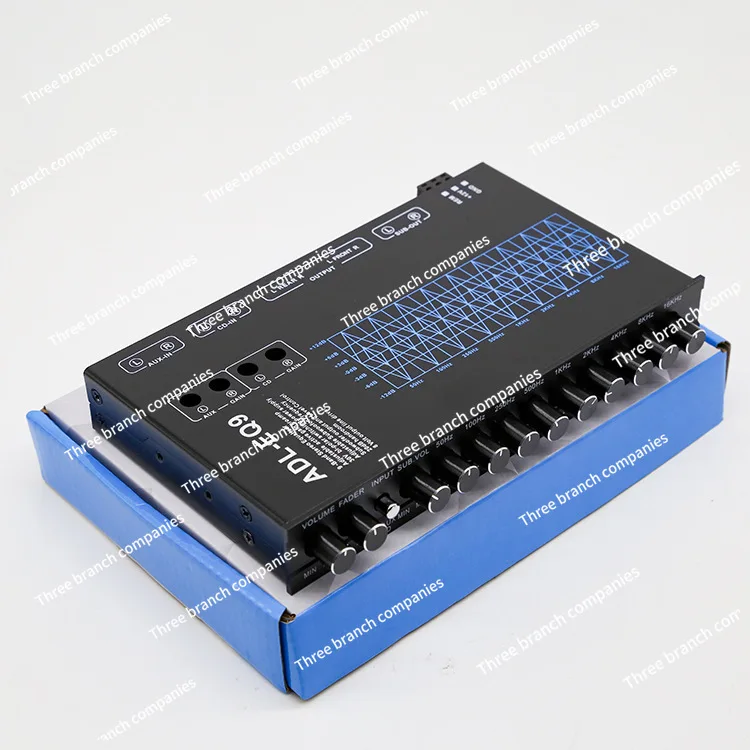 

Car 9-segment equalizer Car audio EQ tuning divider amplifier