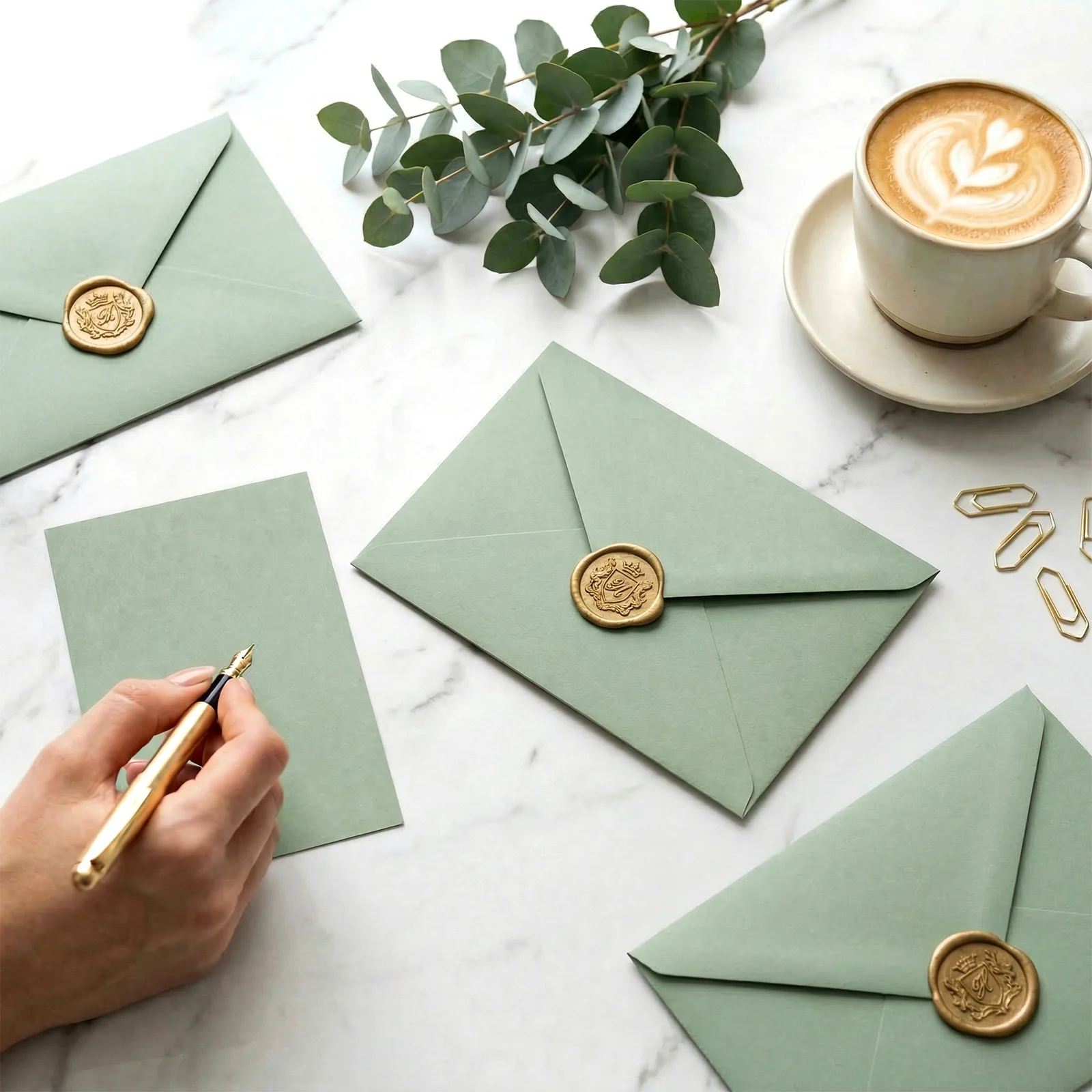100 Stück Papierkarten-Einladungsumschläge, blickdicht, mit Nassklebeverschluss, für Geburtstage, Hochzeiten, DIY-Grußkarten, Einladungen, Feiertage