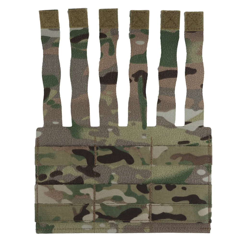 Triple Mag Pouch Front Placard Elastic 5.56 7.62 Lightweight Hunting Combat Vest Carrier Molle Magazine Pouch for Airsoft