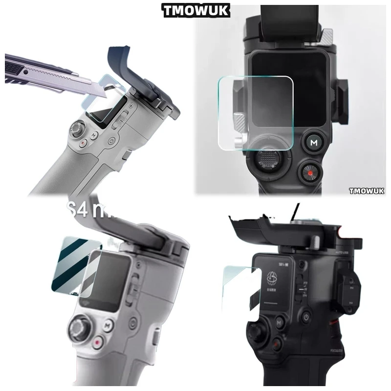 

For DJI RS 2 3 Mini RSC2 3 Pro 4 Pro Mini DJI Focus Pro - Precision - Cut Tempered Glass Screen Protector