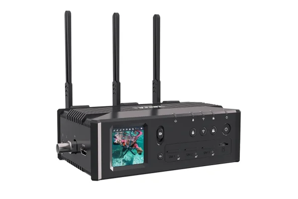 Multi Sim Remote Live Stream Production 4G LTE Bonding Cellular Wireless Broadcast Camera Video Encoder Live Streaming