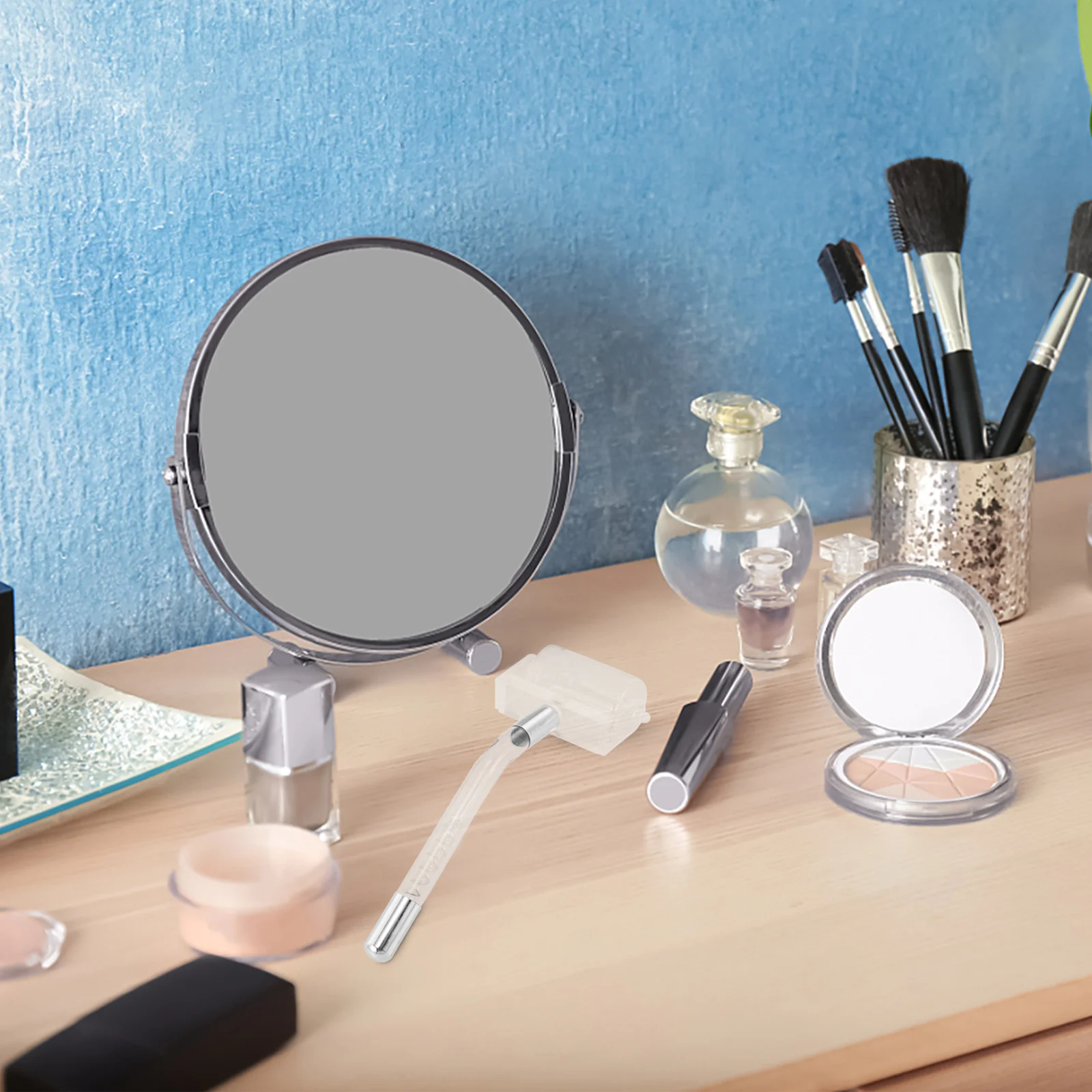 

High Frequency Glass Roller Attachment Red Light Facial Device Spare Part Replacement Glass Tube Beauty Machine Accessories