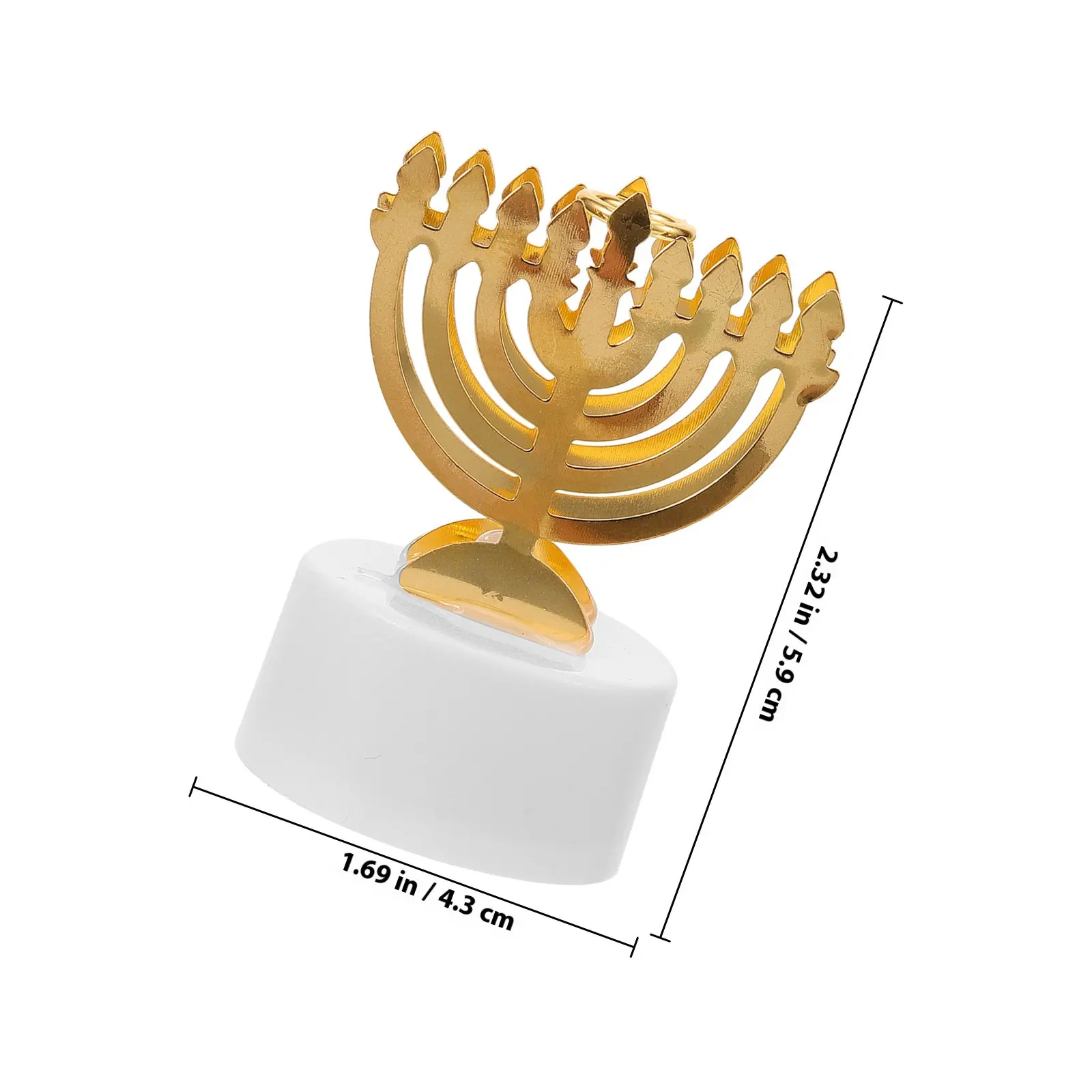 LED Electronic Light Small Flameless Multipurpose Electric Light for Party Home Decoration Hanukkah