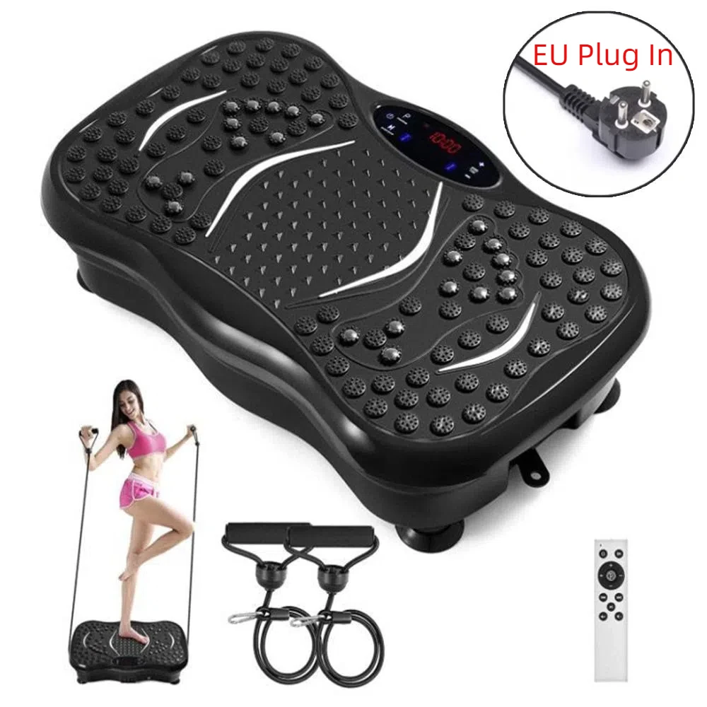 

4D Vibration Fat Shaking Machine Mini Music Vibration Platform Plate Foot Shake Anti-slip Whole Body Massager Machine