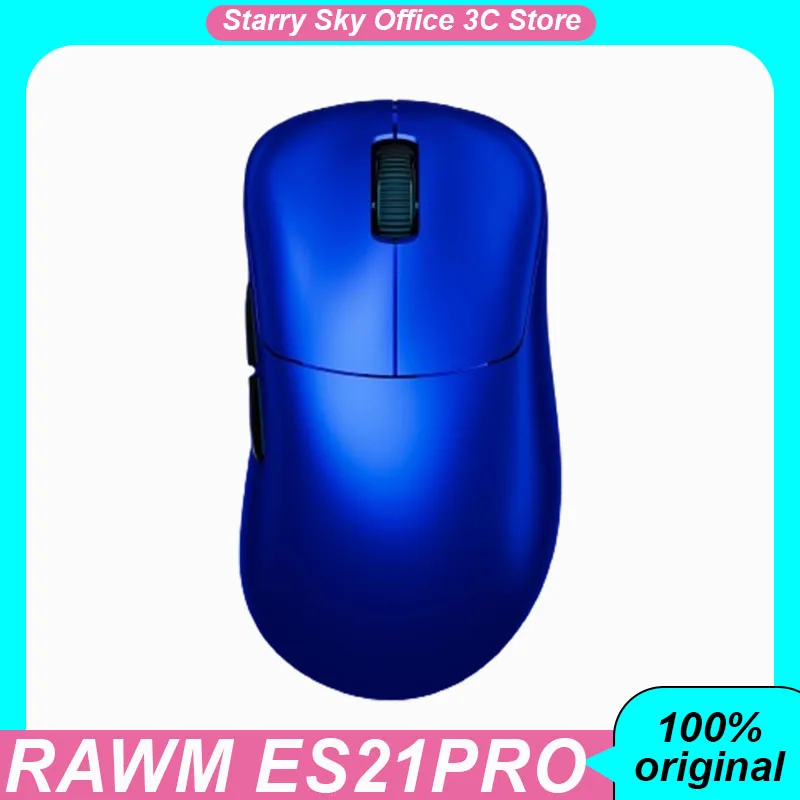 

RAWM ES21PRO Wireless Mouse Lightweight Tri-mode PAW3395 Long-endurance RAWM HUB PC Esports Laptop Gaming Mice PC Accessories