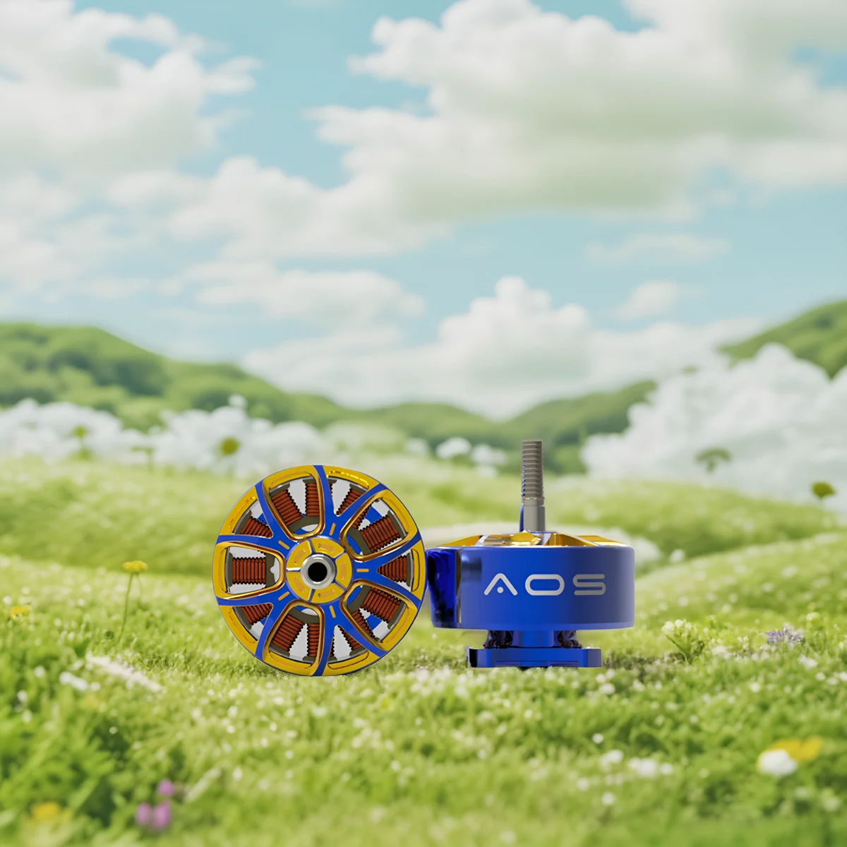 1400kv RCinpower AOS collaborates with supernova2807 to create a new brushless motor for RC FPV UAV - view 5