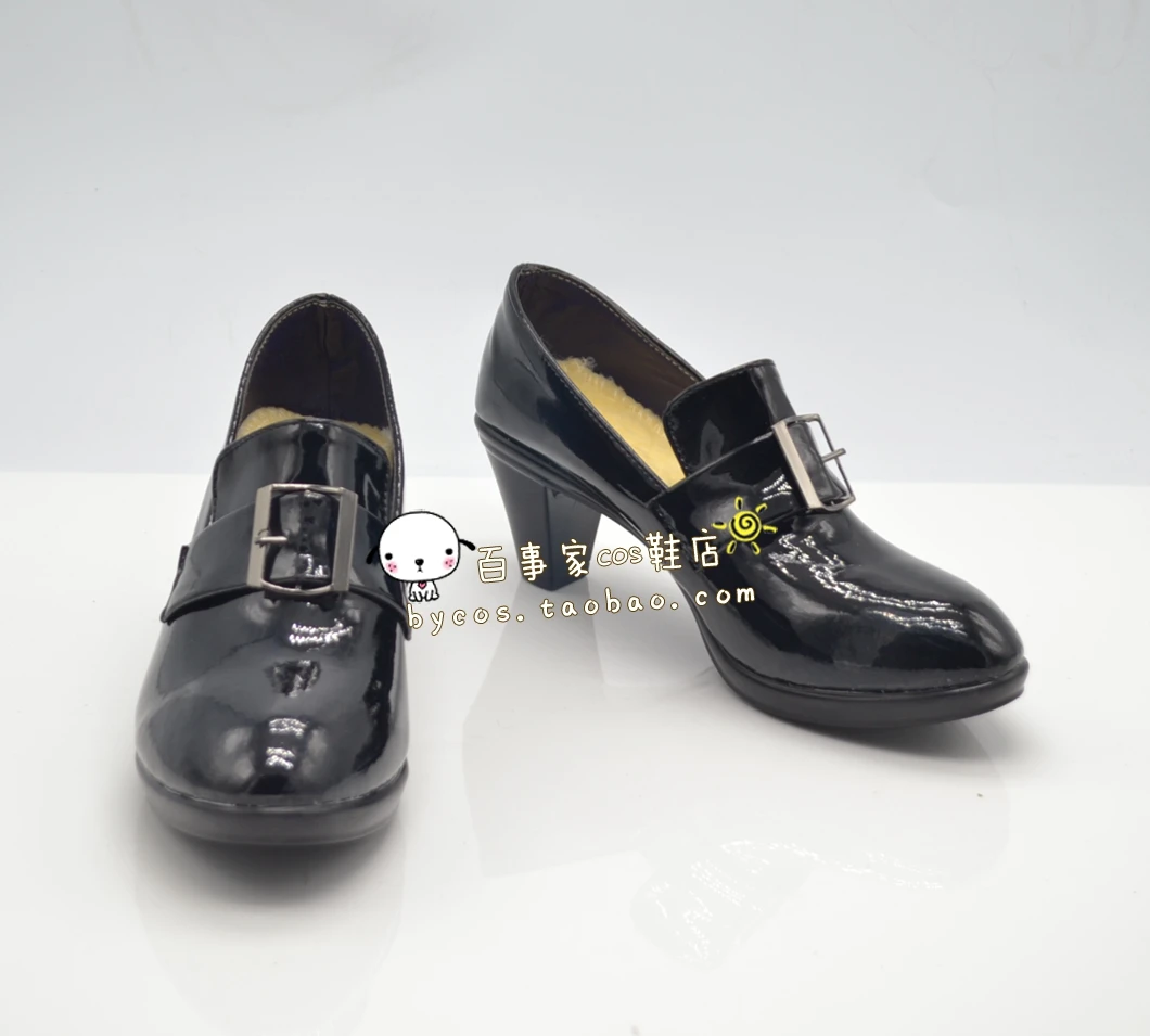 

Черный дворецкий Сиэль Фантомхайв Обувь для косплея Сапоги Хэллоуин Аниме Обувь для косплея