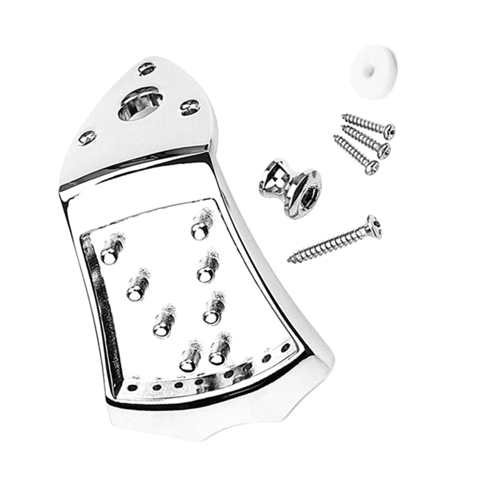 

8 String M Tailpiece Durable Metal Hardware Stable Sound Quality Easy Install Guitar Parts M Accessory