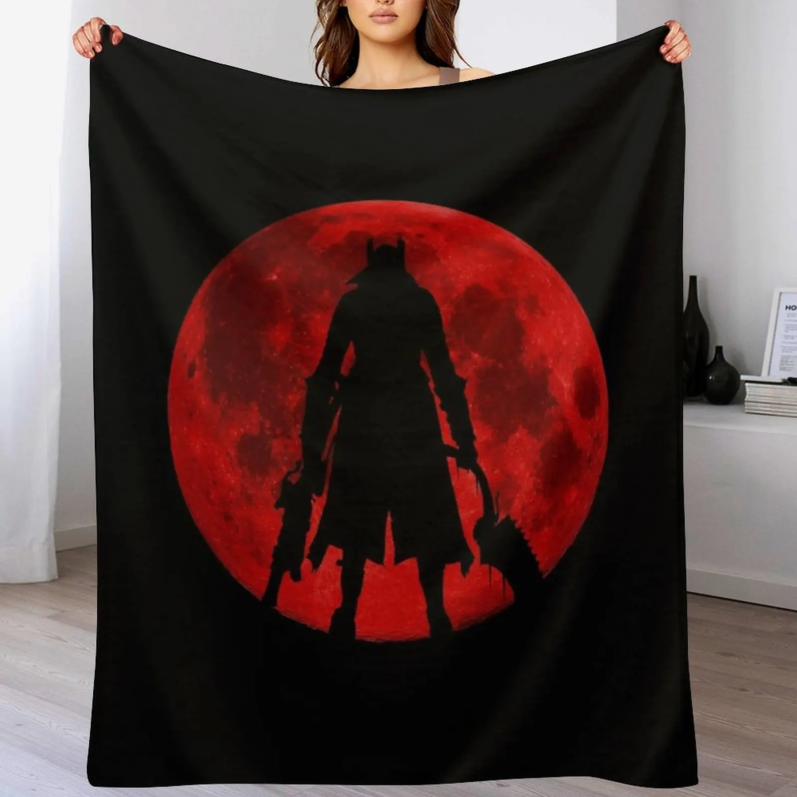 

Bloodborne Throw Blanket Color Fast Cozy Throw Blanket