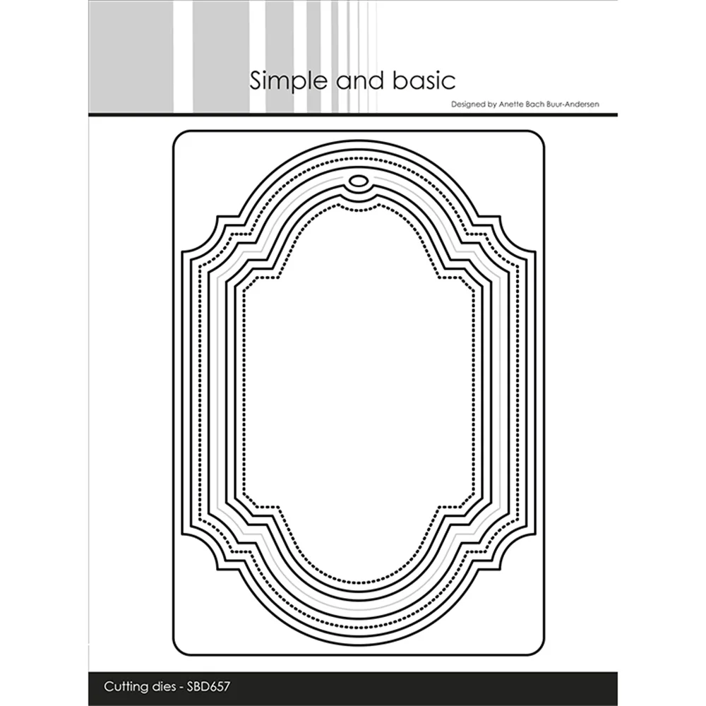 

Simple and Basid Decorative Frames and Roofs with Accessories Metal Cutting Dies for DIY Scrapbook Gift Calenda April 2026 New