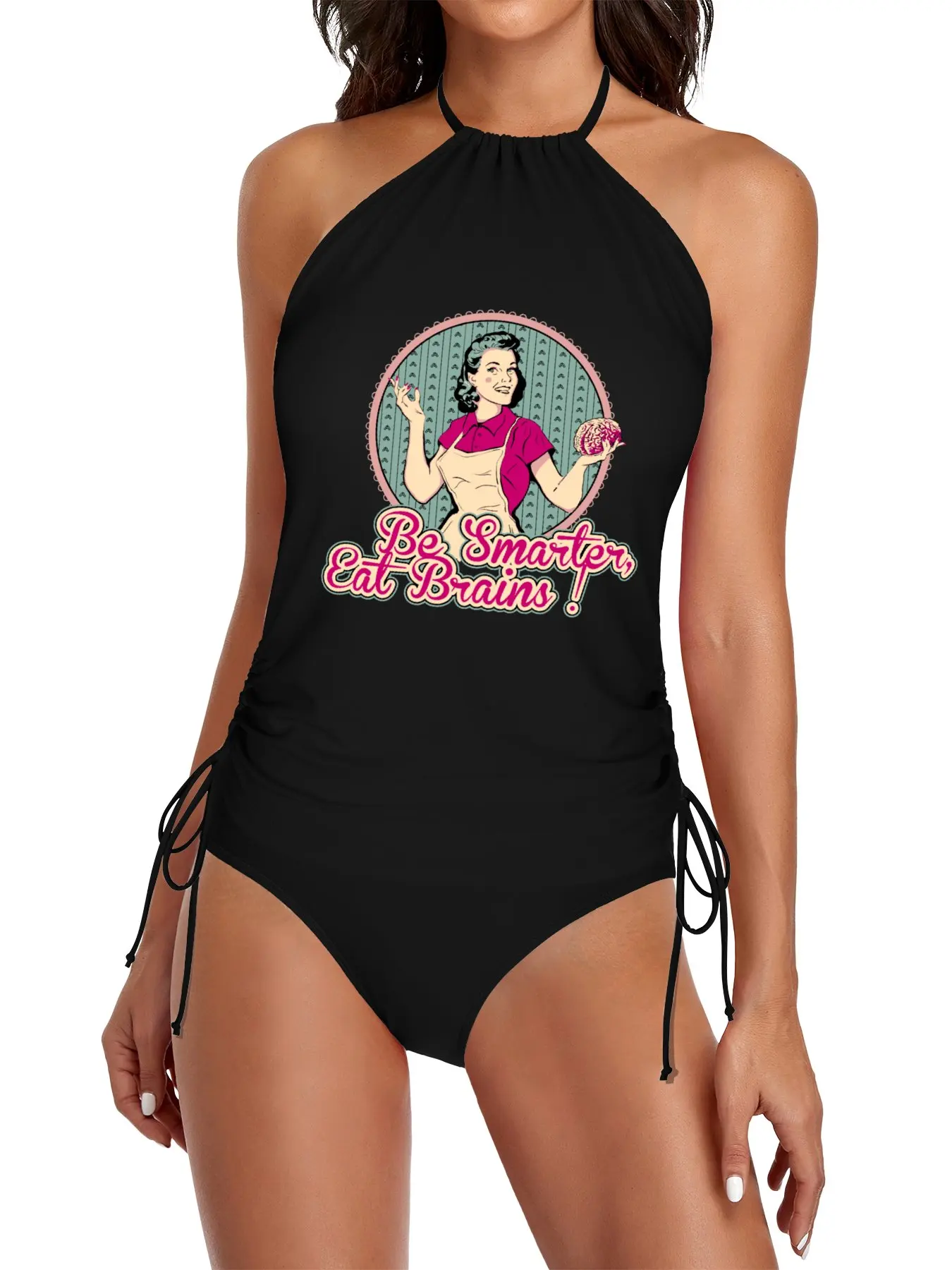 

Eat Brains Split Swimsuit Set Summer women's dress swimsuit women Bikini women
