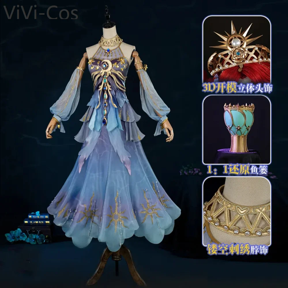 Identity V Grace The Weeping Goddess Qizhen Fashion Cosplay Costume Cos Game Anime Party Uniform Hallowen Play Role Clothes