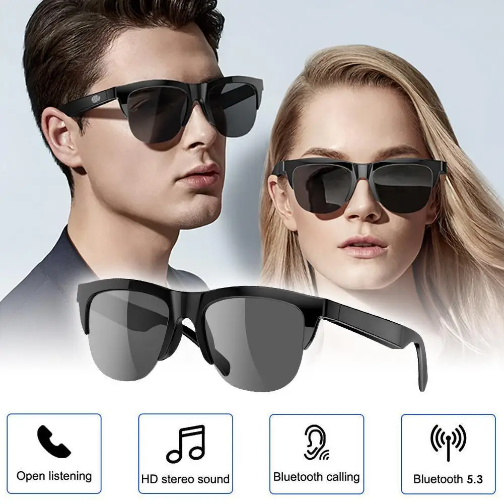 

2024 F06 F07 F08 Intelligent Bluetooth Glasses Stereo Connected Waterproof Outdoor Sports Smartglass Polarized Men's Sunglasses