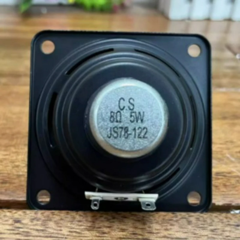 SOTAMIA 2Pcs 3 Inch Full Range Audio Speaker 8 Ohm 5W Dual Magnetic Rubber Edge Long Stroke Active Audio for Bookshelf Speakers