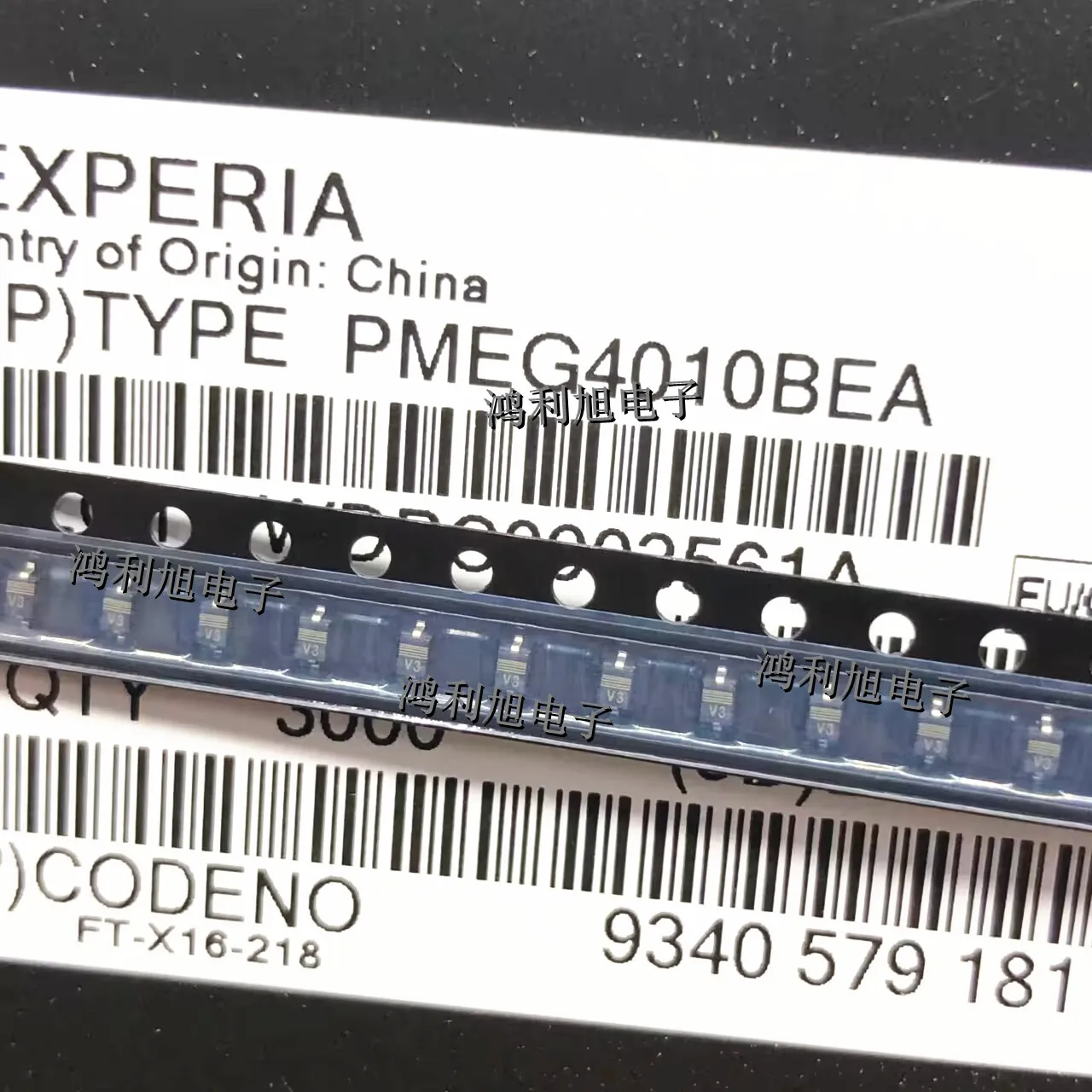 Imagem -04 - Diodo Retificador Schottky Temperatura de Operação Automotiva de Pinos:- 65 C-+ 150 c Pmeg4010bea Marcação de Sod323 v3 1a 50 Pcs por Lote