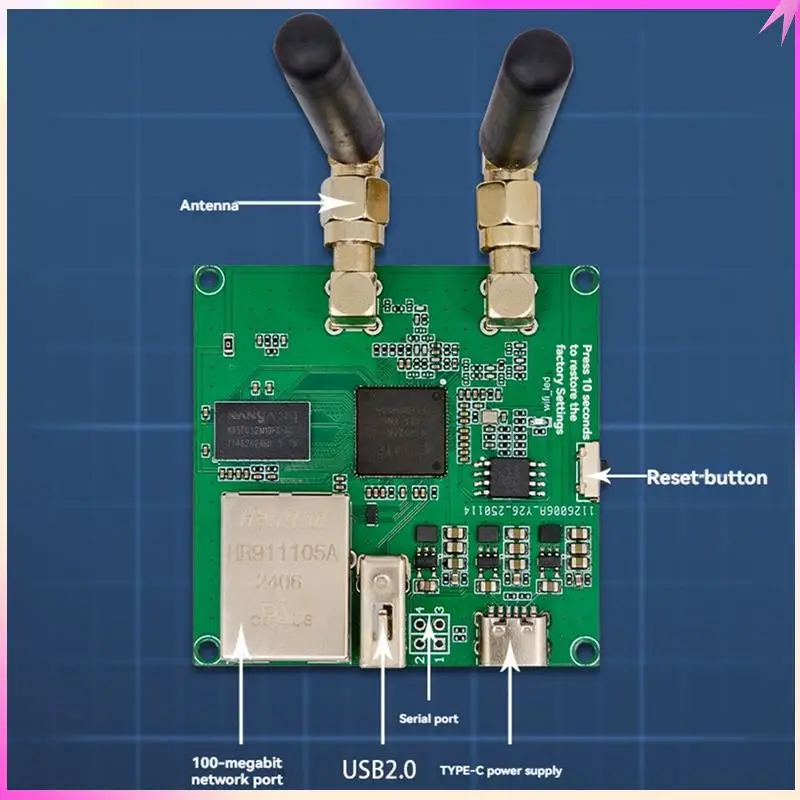 B68C 300Mbps 2.4G Wireless Wifi Router Module Double Antenna Wifi FPV Video Transmission MT7620N Open Source Router