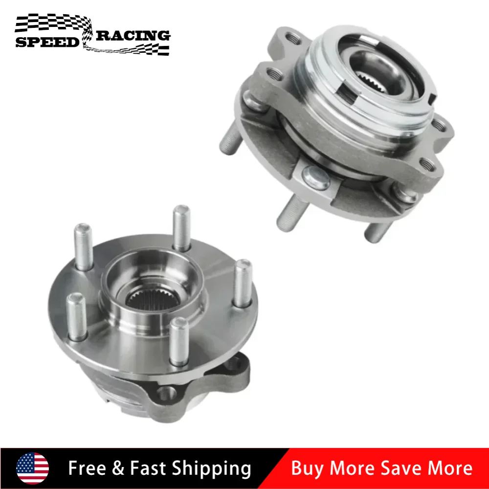 

2 шт. передние левая и правая ступичные подшипники колес серебристого цвета для LE CrossCabriolet Tracking GXE 2.0L 2.5L 3.5L Infiniti JX35 QX60 QX50