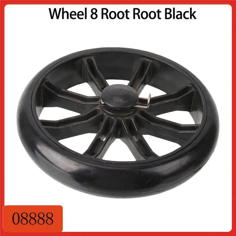 Upgrade your scooter with durable black off-road wheels for enhanced tire performance.