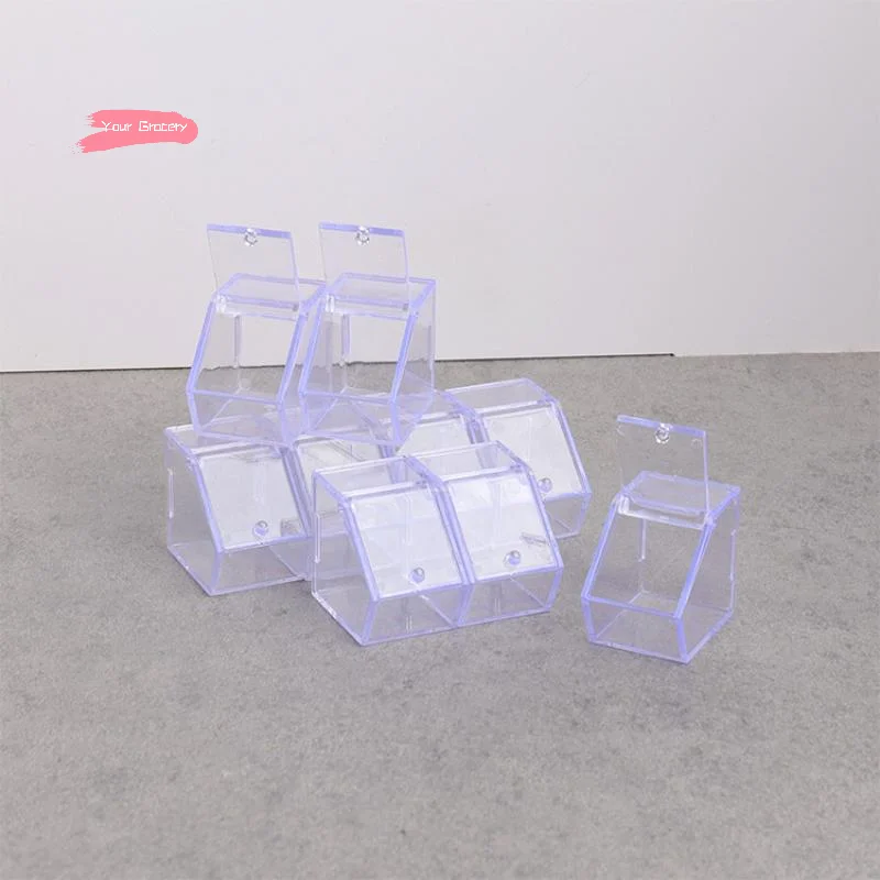 5 قطعة دمية شفافة صغيرة تخزين رف شاشة سوبر ماركت المشهد لعبة مجسمة دمى اكسسوارات المنزل لتزيين المشهد