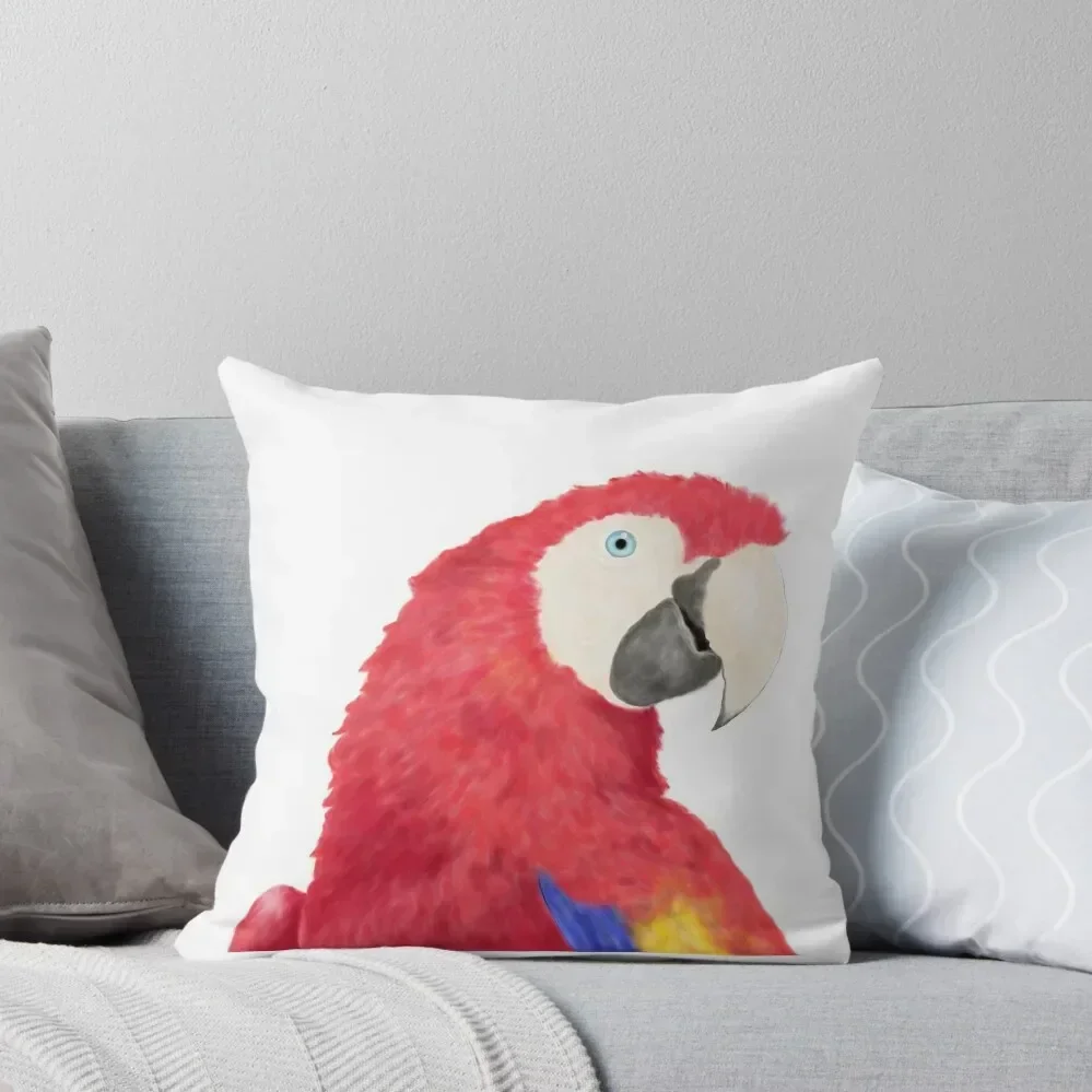 Scarlet macaw Throw Pillow bed pillows Cushion Covers For Living Room Pillowcases For Pillows pillow