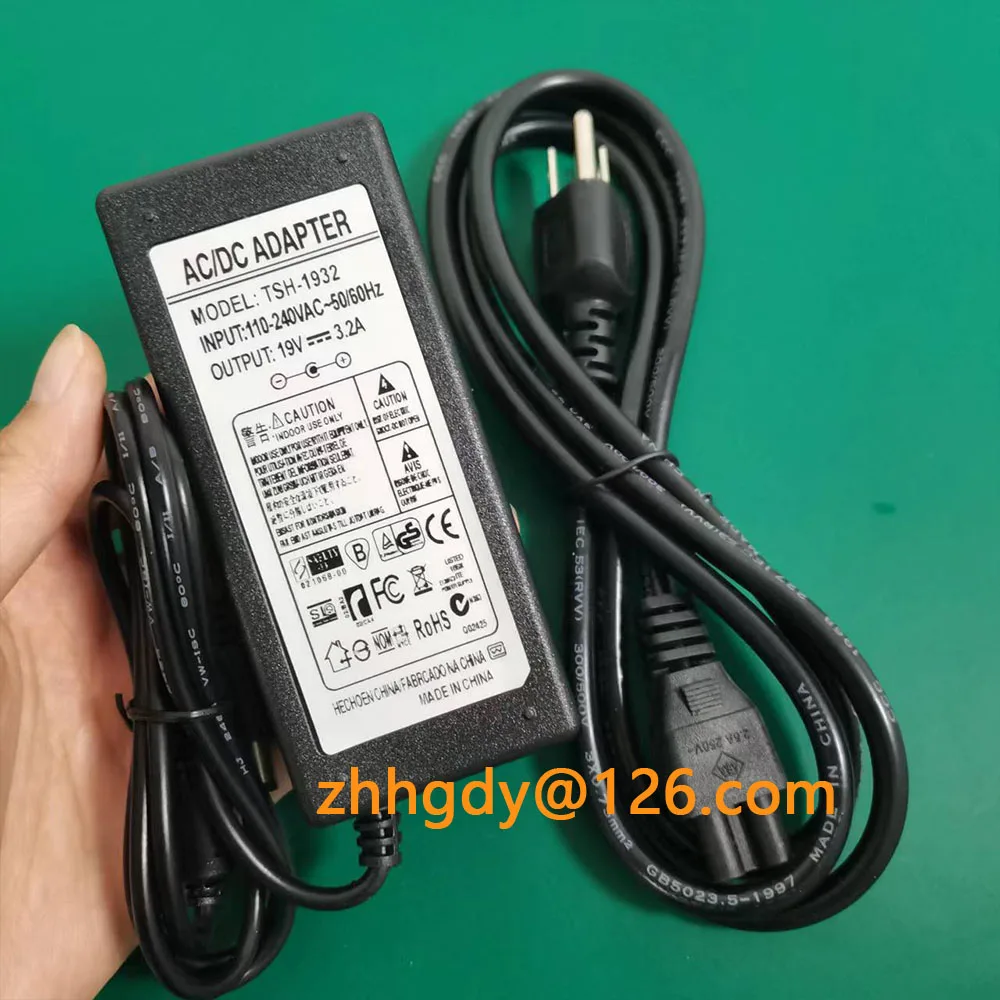 Imagem -05 - Adaptador de Energia 12s 21s 22s ac dc do Splicer da Fusão da Fibra Ótica Carregador 19v 3.2a Feito na China Fsm12s Fsm21s Fsm-22s