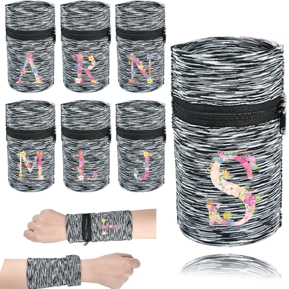 Sports Wristband Bags Wrist Protector Running Sport Safety Grey Series Support Brace Wrap Wristband Pink Style Wrist Brace Bag