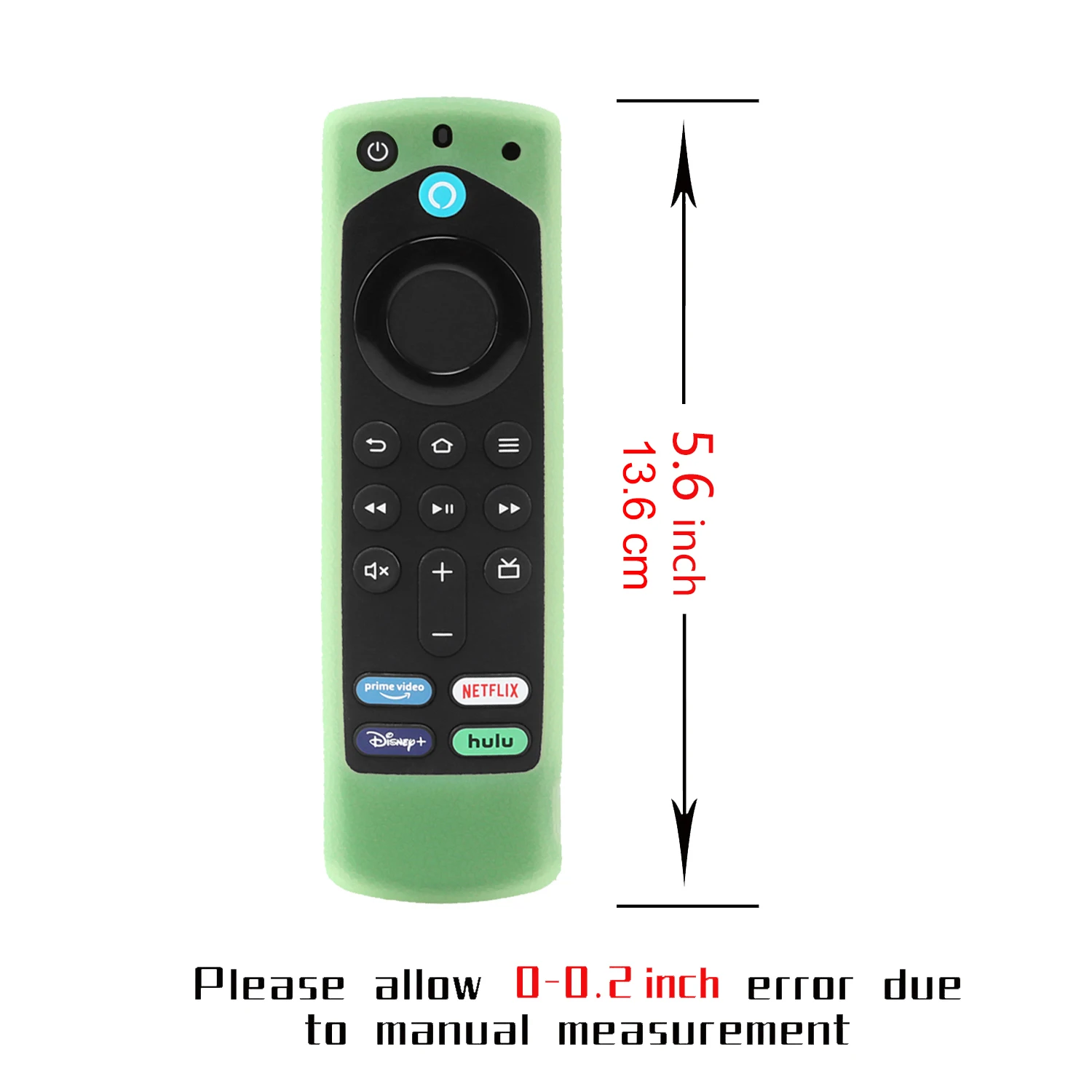 Protective Cover Fit for Amazon Alexa Fire TV 2021 Original Remote Control Stick Silicone Case Gen 3 Shockproof Anti-Slip Sleeve