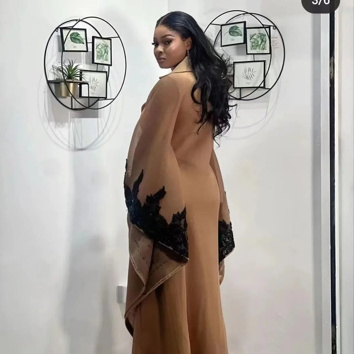 Elegant African Party Evening Dresses for Women 2024 African 3/4 Sleeve Plus Size Long Maxi Dress Gowns Dashiki Africa Clothing