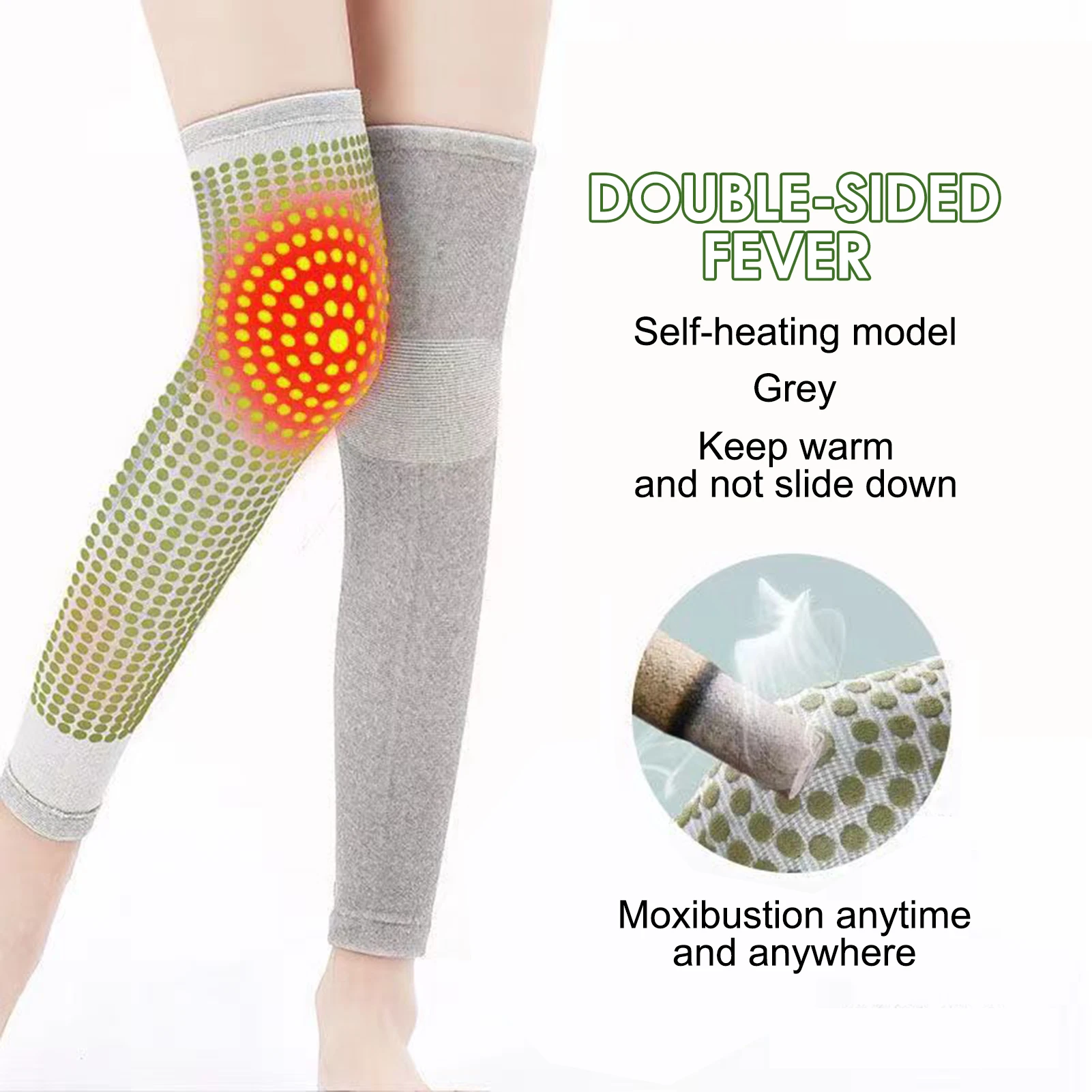 

Self Heating Knee Pad For Men And Women High Elasticity Warm Knee Pads Outdoor Windproof Cycling Camping Fishing Leg Warmer