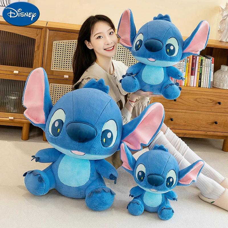 

Authentic Disney Stitch Plush Doll Cartoon Characters Cute Plush Pillow Warm Home Decoration Doll Toy Children's Birthday Gift
