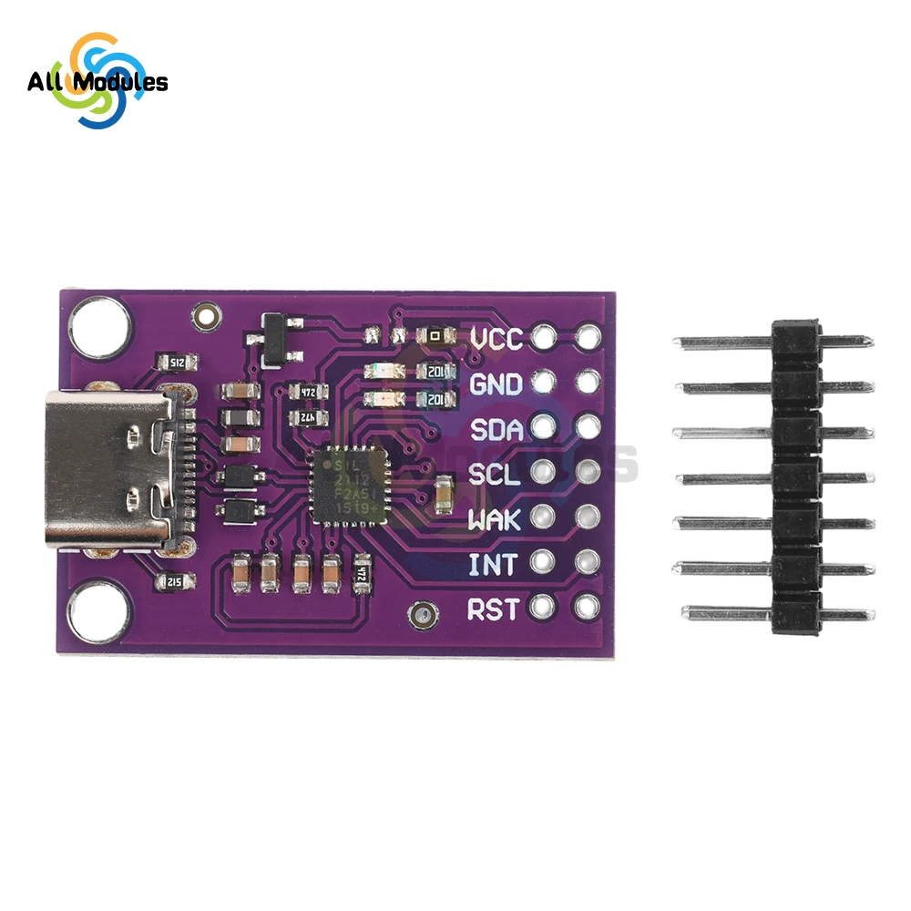 CP2112 Module Usb To Smbus/I2C USB To I2C Communication Module CCS811 Debugging Board Type-C