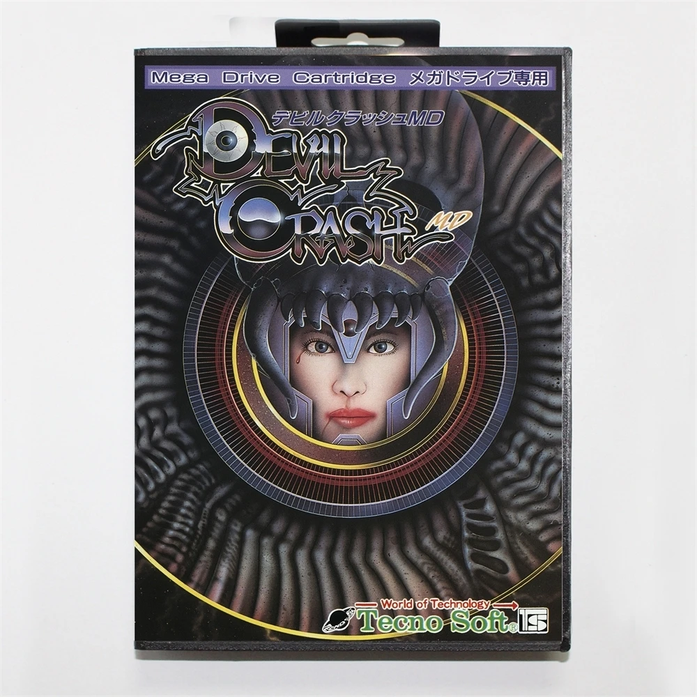 Dragons Crush Game Card With Retail Box 16bit MD Cart For Sega Mega Drive/Genesis System