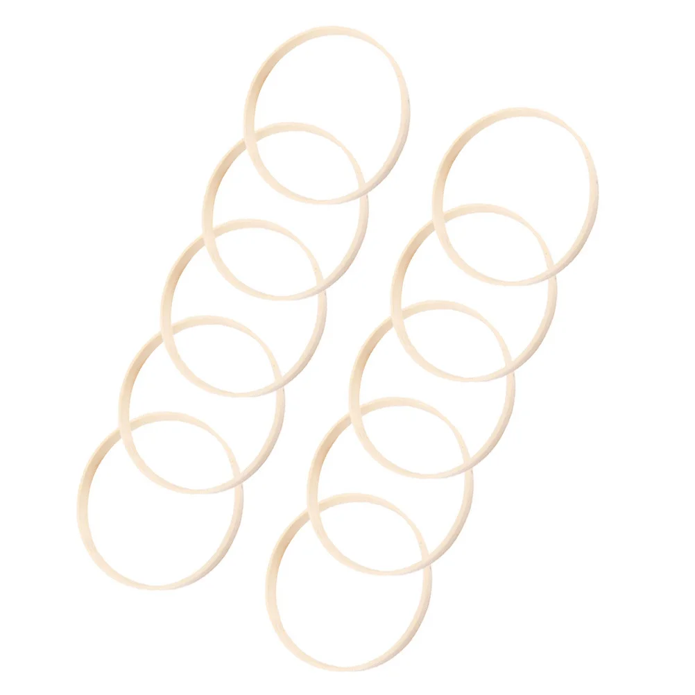 

Bamboo Circle Decoration Materials Dreamcatcher Accessories for Handcraft Ring DIY Round Fan Frame Project